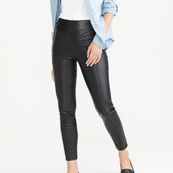 Nwt J Crew Faux Leather Leggings Xxl 